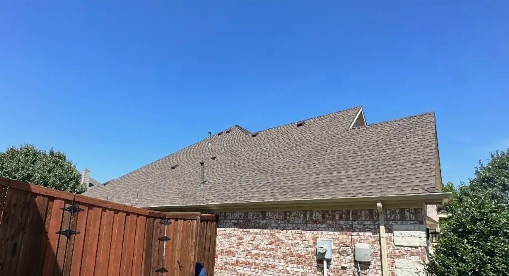 Completed roof replacement project in Kenton